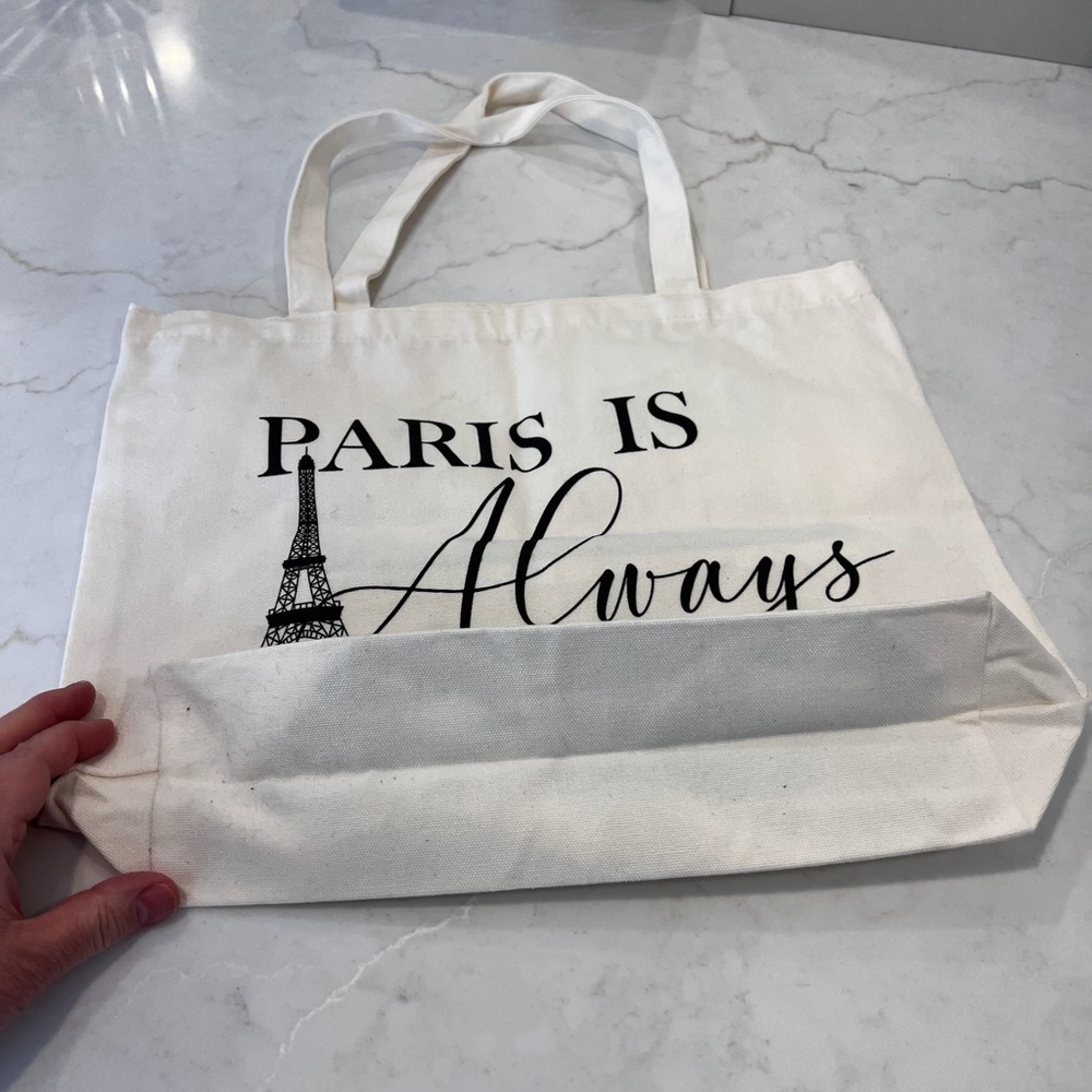 Paris Is Always a Good Idea Canvas Tote - Picture 3 of 3